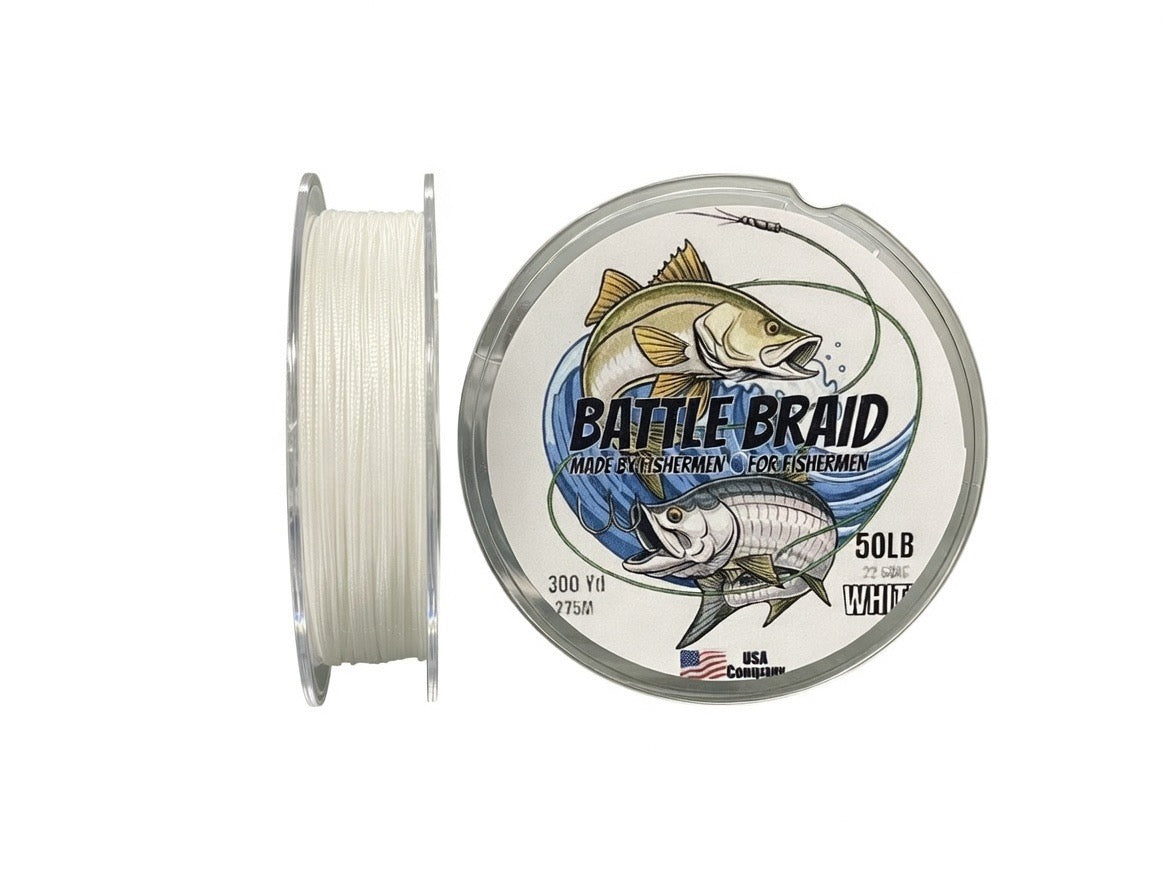 WHITE 8X PE 300 YARD SPOOL