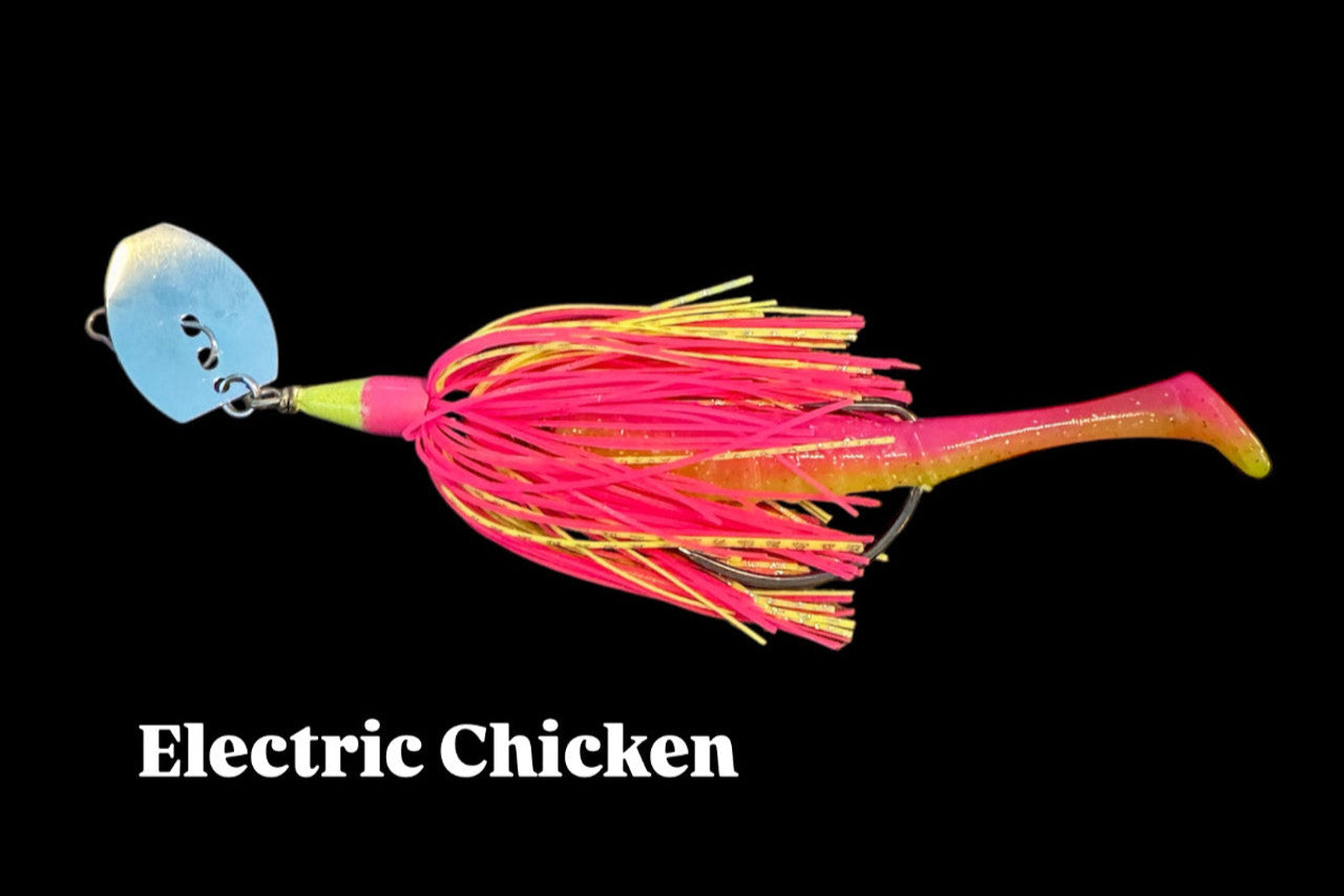 electric chicken fishing lures Weedless Chatter – High Octane Custom Baits