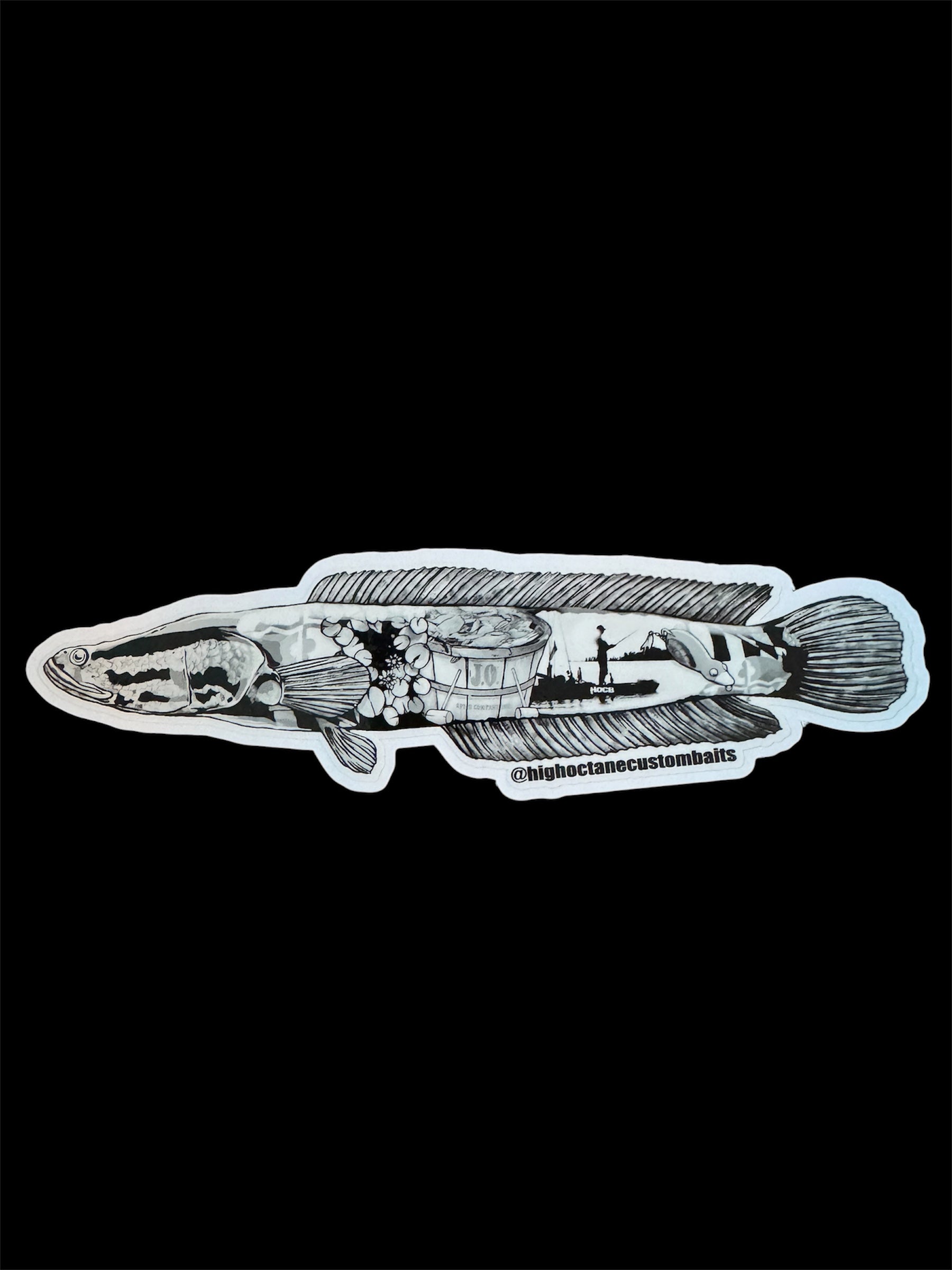 MD Snakehead (Black & White)