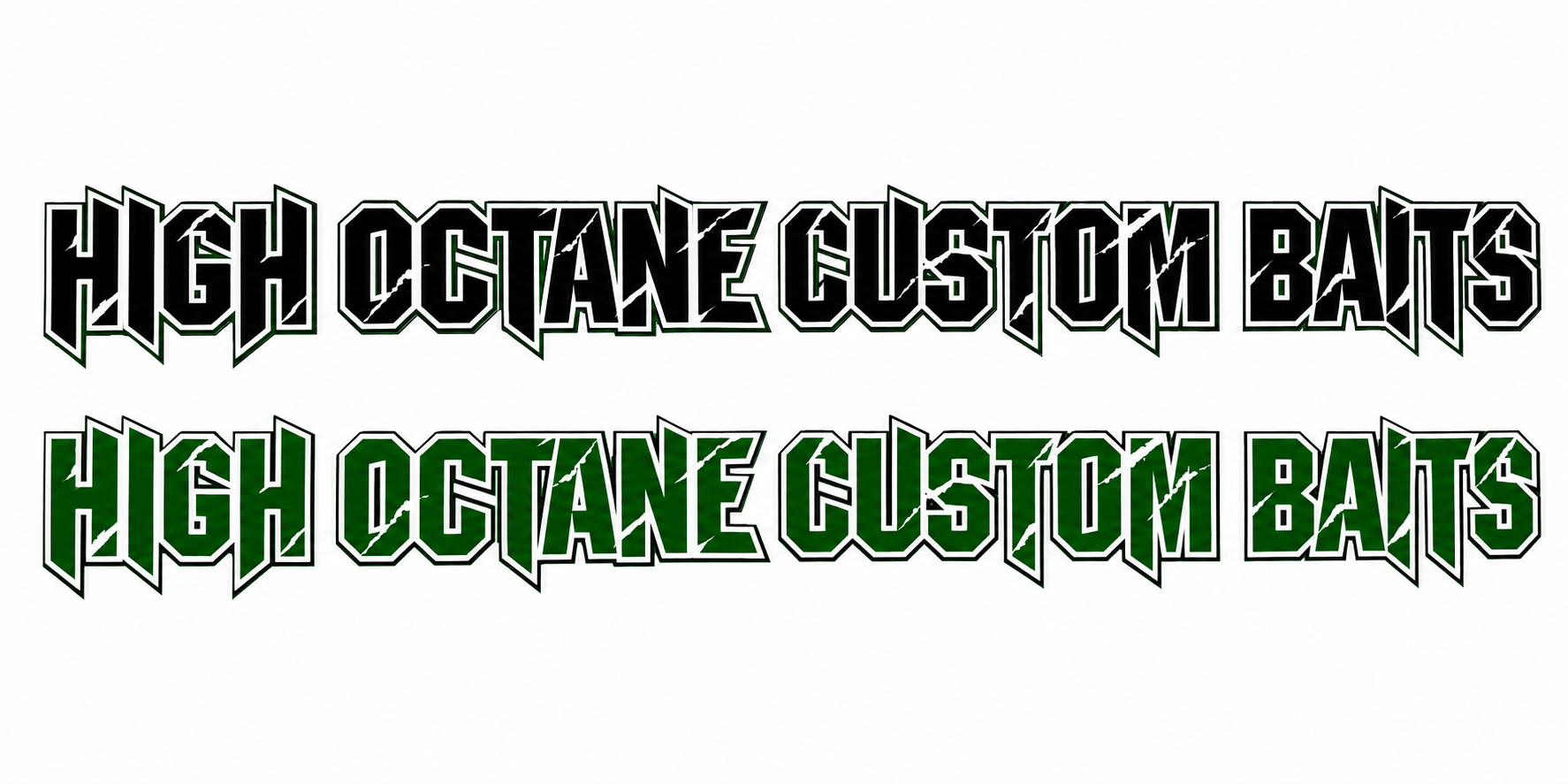 High Octane Custom Baits Decal 12”